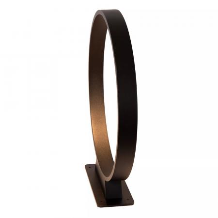 Lucide JEREL LED Pollerleuchte Schwarz – Ø40 cm, 5W, 3000K, IP54