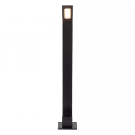 Lucide LAWFORD LED Pollerleuchte Schwarz – 6W, 3000K, IP54, 60 cm
