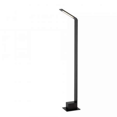 Lucide LAWFORD LED Pollerleuchte Schwarz – 6W, 3000K, IP54, 80,5 cm