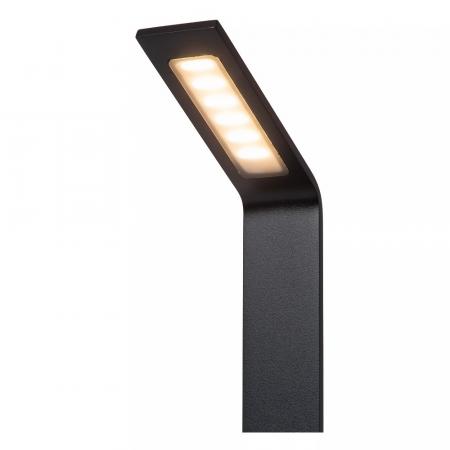 Lucide LAWFORD LED Pollerleuchte Schwarz – 6W, 3000K, IP54, 80,5 cm