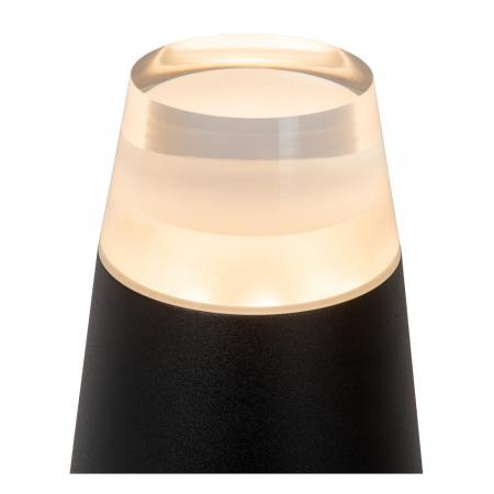 Lucide OPUS LED Pollerleuchte Schwarz – 9W, 2700K, IP54, 28 cm