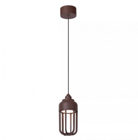 Lucide WELLS LED Außen-Pendelleuchte rostfarben IP54