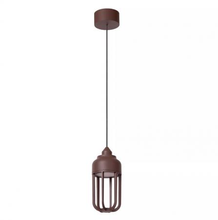 Lucide WELLS LED Außen-Pendelleuchte rostfarben IP54