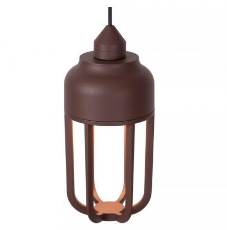Lucide WELLS LED Außen-Pendelleuchte rostfarben IP54