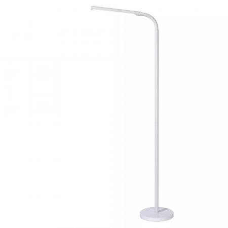 Lucide Stehlampe GILLY – LED Leselampe mit flexiblem Arm Weiß