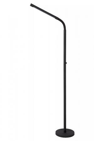 Lucide Stehlampe GILLY – Akku LED Leselampe mit Touchdimmer Schwarz