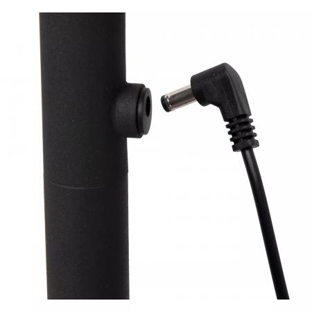 Lucide Stehlampe GILLY – Akku LED Leselampe mit Touchdimmer Schwarz