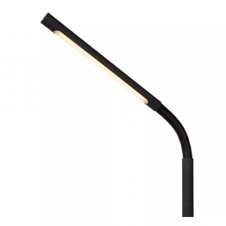Lucide Stehlampe GILLY – Akku LED Leselampe mit Touchdimmer Schwarz