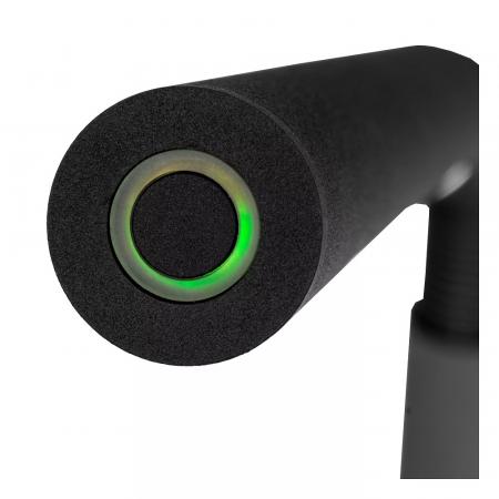 Lucide Stehlampe GILLY – Akku LED Leselampe mit Touchdimmer Schwarz