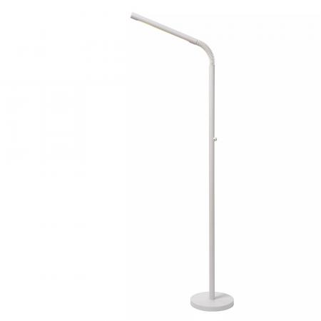 Lucide Stehlampe GILLY – Akku LED Leselampe mit Touchdimmer Weiß