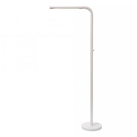 Lucide Stehlampe GILLY – Akku LED Leselampe mit Touchdimmer Weiß