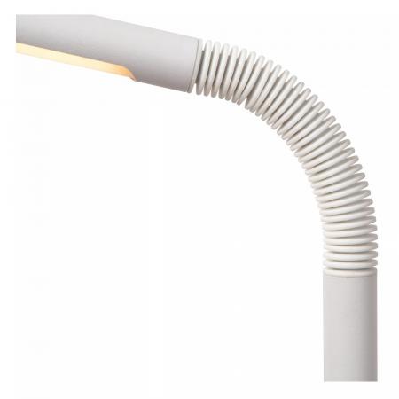 Lucide Stehlampe GILLY – Akku LED Leselampe mit Touchdimmer Weiß