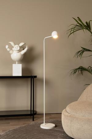 Lucide COMET LED Stehleuchte Akku 138cm 3W 2700K Weiß 3 StepDim