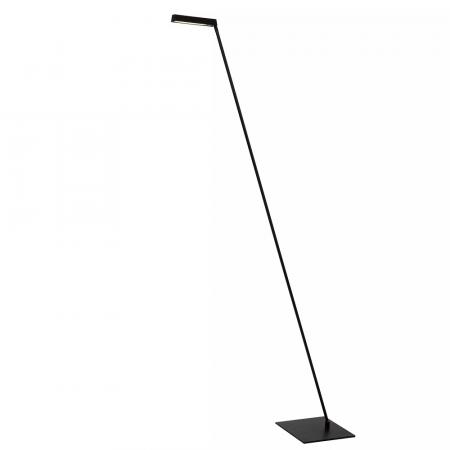 Lucide Stehlampe LAVALE – LED Leselampe mit Touchdimmer Schwarz