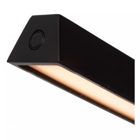 Lucide Stehlampe LAVALE – LED Leselampe mit Touchdimmer Schwarz