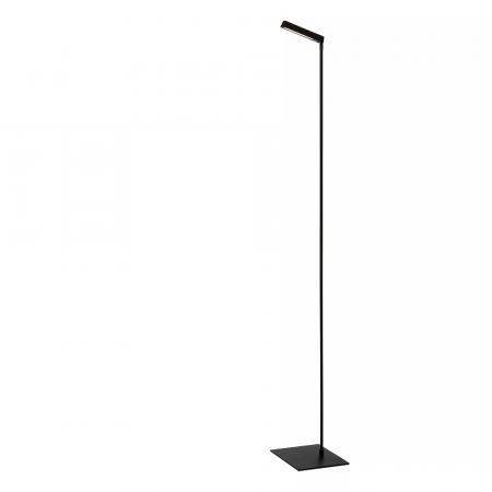 Lucide Stehlampe LAVALE – LED Leselampe mit Touchdimmer Schwarz