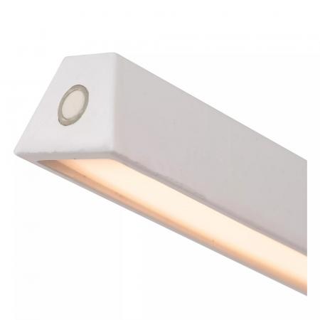 Lucide Stehlampe LAVALE – LED Leselampe mit Touchdimmer Weiß