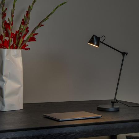 Lucide Leselampe MILNE – Touchdimmer Schwarz