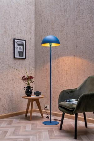Lucide SIEMON Stehlampe Ø35cm E27 Blau Retro Design