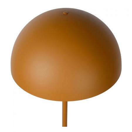Lucide SIEMON Stehlampe Ø35cm E27 Ockergelb Retro Design