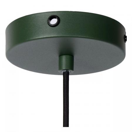 Lucide SIEMON Pendelleuchte Ø40cm E27 Grün 40W Stahl höhenverstellbar dimmbar