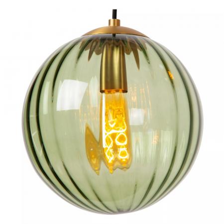 Lucide MONSARAZ Pendelleuchte 4xE27 Grün Glas höhenverstellbar dimmbar