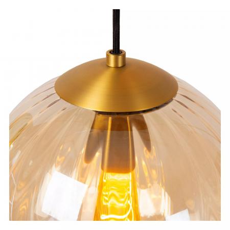 Lucide MONSARAZ Pendelleuchte 4xE27 Grün Glas höhenverstellbar dimmbar
