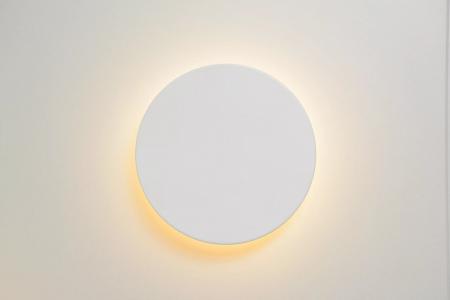 Lucide EKLYPS LED Wandleuchte Ø15 cm Weiß 3000K 7W moderne Akzentlampe