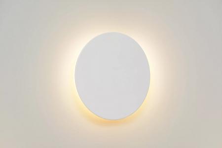 Lucide EKLYPS LED Wandleuchte Ø15 cm Weiß 3000K 7W moderne Akzentlampe