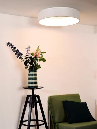 Lucide TALOWE LED Deckenleuchte Ø60 cm Weiß 3000K dimmbar 42W