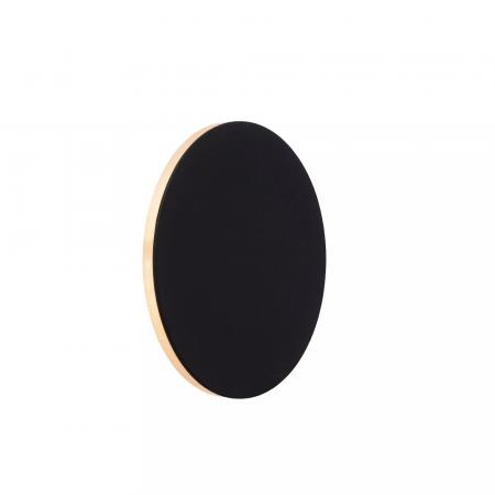 Lucide EKLYPS LED Wandleuchte Ø15 cm Schwarz 3000K 7W moderne Akzentlampe