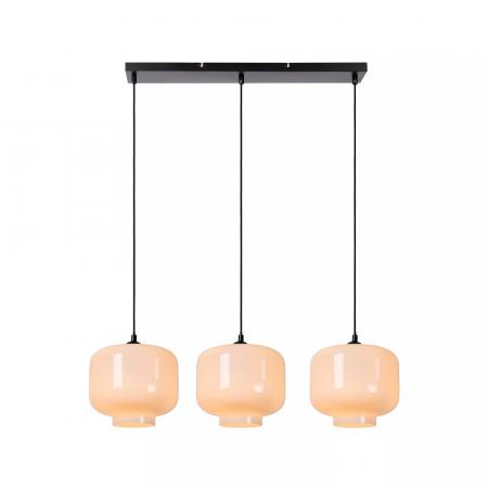 Lucide MEDINE Pendelleuchte 3xE27 Opal Glas modern höhenverstellbar dimmbar