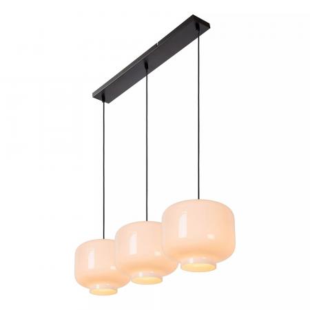 Lucide MEDINE Pendelleuchte 3xE27 Opal Glas modern höhenverstellbar dimmbar