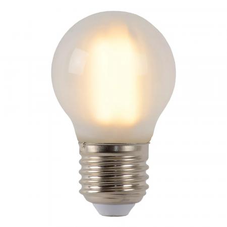 Lucide G45 LED Glühfadenlampe E27 Ø4,5 cm 4W 2700K dimmbar Matt