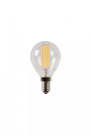 Lucide P45 LED Glühfadenlampe Ø4,5 cm E14 4W 2700K dimmbar Transparent