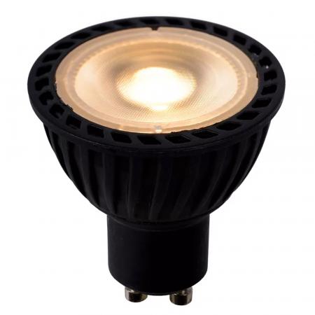  Lucide MR16 - Led Lampe - Ø 5 cm - LED Dim to warm - GU10 - 1x5W 2200K/3000K - Schwarz CRI 95
