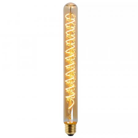 Lucide T32 E27 LED Filament 4,9W 2200K 380 lm Amber dimmbar – dekorative Vintage-Glühfadenlampe