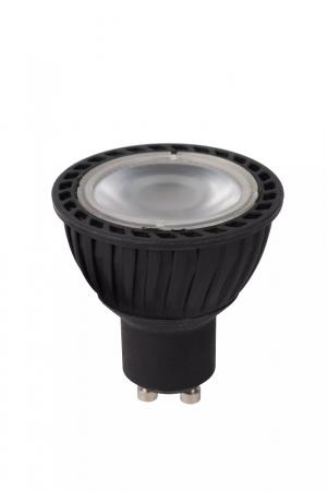 Lucide MR16 GU10 LED 5W 2200K–2700K 350 lm dimmbar Schwarz – warmweißes LED-Leuchtmittel mit 3-Step-Dim