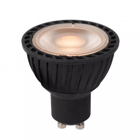 Lucide MR16 GU10 LED 5W 2200K–2700K 350 lm dimmbar Schwarz – warmweißes LED-Leuchtmittel mit 3-Step-Dim