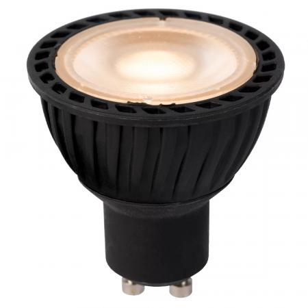 Lucide MR16 GU10 LED 5W 2700K 320 lm mit Tag/Nacht-Sensor Schwarz – intelligente Innenbeleuchtung mit warmweißem Licht