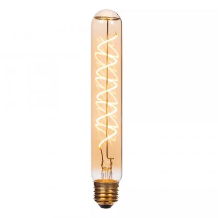 Lucide T32 LED Glühfadenlampe Ø3,2cm E27 4,9W 2200K Amber 3-StepDim (Memory)