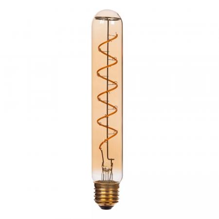 Lucide T32 LED Glühfadenlampe Ø3,2cm E27 4,9W 2200K Amber 3-StepDim (Memory)