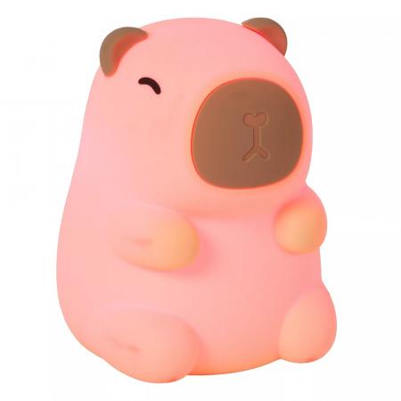 Lucide PINCHA CAPYBARA – Wiederaufladbare Nachtlampe Kinderzimmer