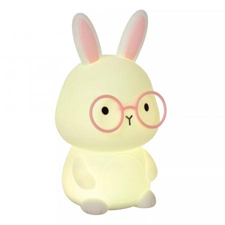 Lucide PINCHA RABBIT – Wiederaufladbare Nachtlampe Kinderzimmer