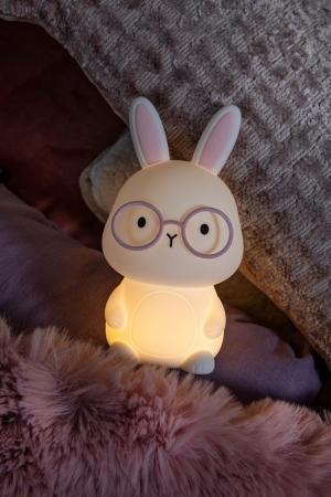 Lucide PINCHA RABBIT – Wiederaufladbare Nachtlampe Kinderzimmer