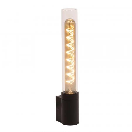 Lucide PILAR – Außenwandleuchte E27 IP54 Schwarz Essential