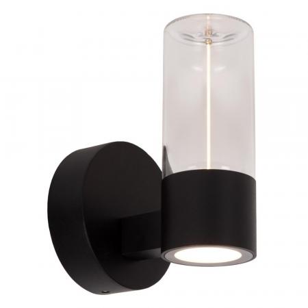 Lucide FILANI Wandleuchte Schwarz LED 6,5W IP54 Essential