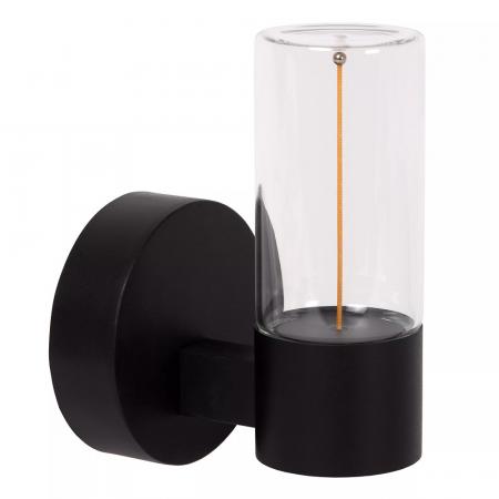 Lucide FILANI Wandleuchte Schwarz LED 6,5W IP54 Essential