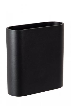 Lucide ATILA - Wandleuchte Innen/Außen - LED Dim. - 2x5W 2700K - IP54 - Schwarz