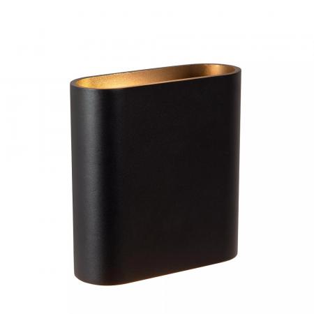 Lucide ATILA - Wandleuchte Innen/Außen - LED Dim. - 2x5W 2700K - IP54 - Schwarz